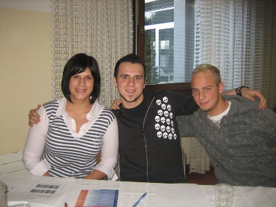 vlnr: Ines KRAUSE, Denis TADIC, David HÖPPEL 