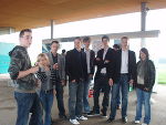 Kurze Pause auf der Autobahn 
