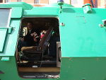 Fahrt mit dem Panzerwagen 