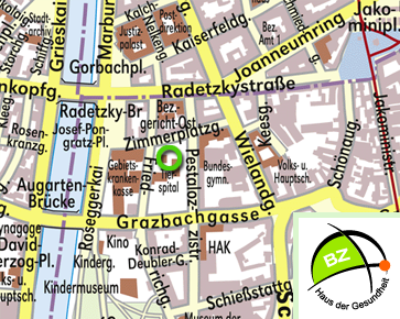 Standortplan Haus der Gesundheit Standortplan Haus der Gesundheit