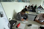 Johannes bei der Ausarbeitung Johannes bei der Ausarbeitung