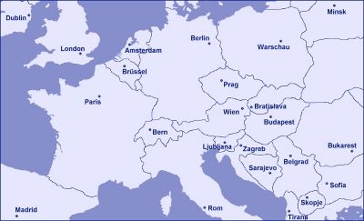 Europakarte © Land Steiermark