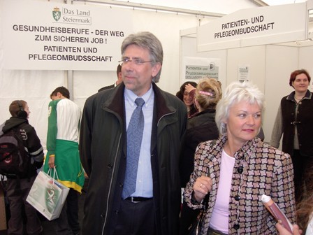 Hofrat Dr. Müller und Frau Mag. Erlacher 
