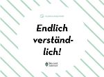 endlich verständlich endlich verständlich