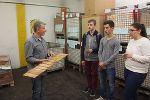 Holzblättchen in der Produktion © Gießauf Holzblättchen in der Produktion © Gießauf