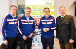 Bereit für den FIS-Weltcup: Alois Stadlober, LR Anton Lang, LR Christian Buchmann und Ramsaus Bürgermeister Ernst Fischbacher (v.l.) © Bild: Land Steiermark/Strasser; Verwendung bei Quellenangabe honorarfrei Bereit für den FIS-Weltcup: Alois Stadlober, LR Anton Lang, LR Christian Buchmann und Ramsaus Bürgermeister Ernst Fischbacher (v.l.) © Bild: Land Steiermark/Strasser; Verwendung bei Quellenangabe honorarfrei