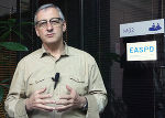 EASPD-Generalsekretär Luc Zelderloo übermittelte eine Video-Grußbotschaft.
