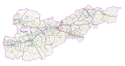Straßennetz Bezirk Liezen