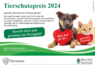 Tierschutzpreis des Landes Steiermark 2024