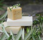 Eine Seife in Form einer Würfel