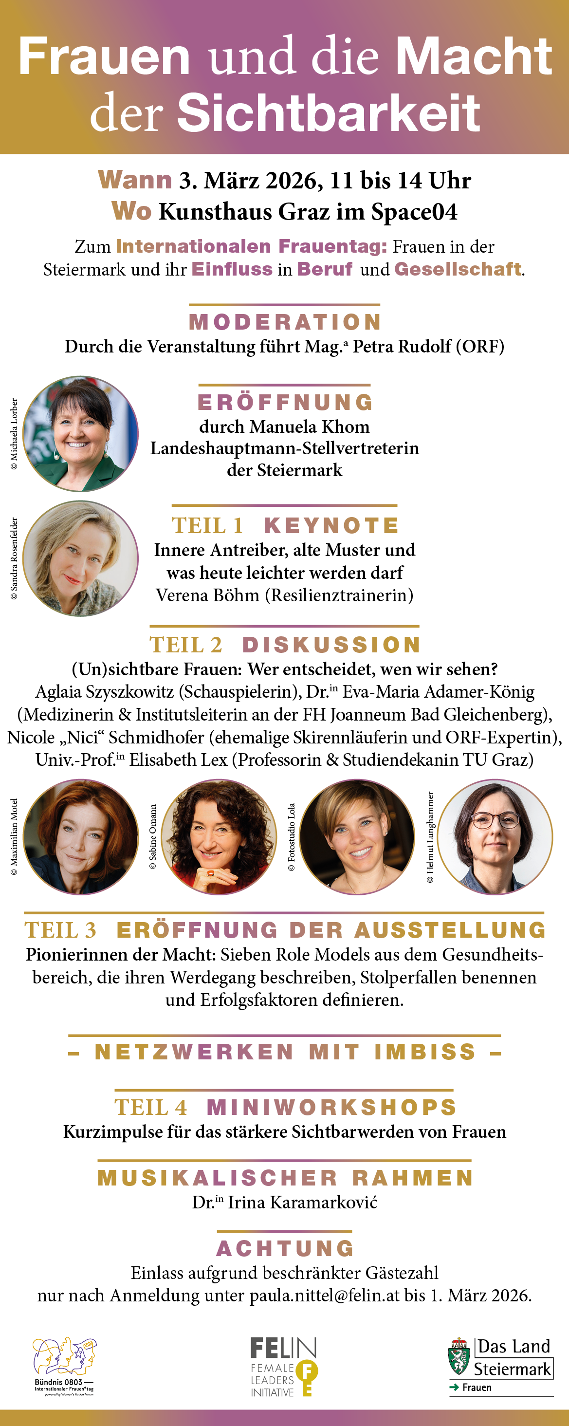 Veranstaltungseinladung mit Details