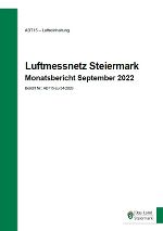 Monatsbericht September 2022 © Land Stmk.
