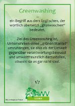 Greenwashing Titel © AWV Leoben und Pixabay