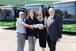 GF Peter Gspaltl, LR Claudia Holzer, Heike Krug-Leitold, Prokuristin Steiermarkbahn, GF Peter Kronberger (v.l.). © StB/Harry Schiffer