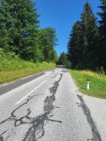 Die L428 (St.-Jakob-Straße) im Raum St. Jakob im Walde wird saniert © Land Steiermark/ A16