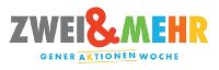 Logo mit dem Schriftzug ZWEI & MEHR-Generationenwoche