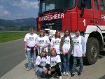 Die Mädchen der RS Spielberg bei Fliegerhorst Zeltweg