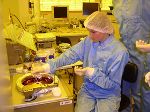 Die Mädchen der HS Stubenberg und Puch/Weiz  beim Unternehmen Joanneum Research