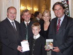 Landesrat Johann Seitinger, Kammerpräsident Ing. Christian Mandl mit Enkerl, Ing. Angelika Ertl, und Landeshauptmann Mag. Franz Voves