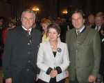 Bundesratspräsident Wolfgang Erlitz, Nationalratspräsidentin Barbara Prammer und Landeshauptmann Franz Voves