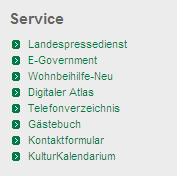 Screenshot: Container - Webansicht