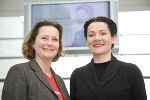 v.l. LR Dr.in Bettina Vollath und Anita Zieher 