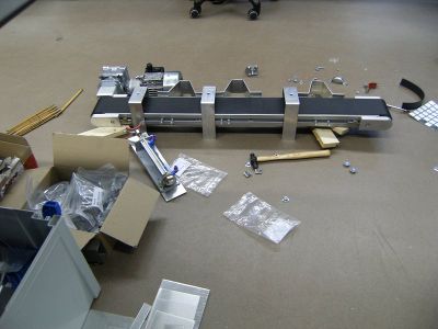 Sortieranlage Zusammenbau Sortieranlage Zusammenbau