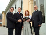 Werner Luttenberger, Michael Tiefengruber, Sigrid Platzer und Martin Rinner 