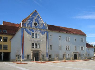 Das Steiermärkische Landesarchiv am Karmeliterplatz in Graz. 