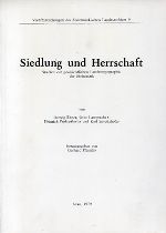 Siedlung und Herrschaft. 