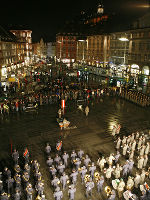 Der Hauptplatz aus der Vogelperspektive