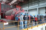 vor der Turbine © C. Bernhardt vor der Turbine