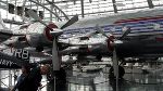 Zwei der insgesamt vier mächtigen 18 Zylinder Doppelsternmotoren mit denen die Douglas DC-6B angetrieben wird. Leistung jeweils 2500 PS. © B. Karner Zwei der insgesamt vier mächtigen 18 Zylinder Doppelsternmotoren mit denen die Douglas DC-6B angetrieben wird. Leistung jeweils 2500 PS.