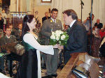 LH Mag. Franz Voves und Sopranistin Anna Ryan