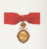 gestitete Medaille