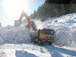 Schneeräumung bei großen Schneemengen