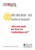 Einladung ZUM-Talk Staat und Familienleben © Familien- & KinderInfo