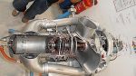 Schnittmodell einer Allison C20 Turbine (eingebaut im Hubschrauber OH-58 Kiowa). © B. Karner Schnittmodell einer Allison C20 Turbine (eingebaut im Hubschrauber OH-58 Kiowa).