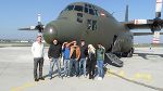 Transportflugzeug C-130 Herkules mit einem maximalen Startgewicht von 80t. © B. Karner Transportflugzeug C-130 Herkules mit einem maximalen Startgewicht von 80t.