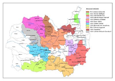 Lageplan Abwasserverbände