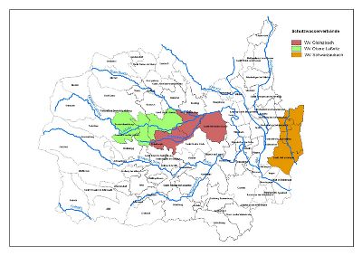 Lageplan Schutzwasserverbände III