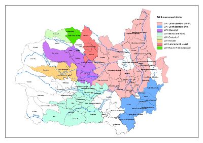 Lageplan Trinkwasserverbände