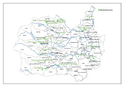 Lageplan Rückhaltebecken