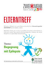 ELTERNTREFF: Begegnung mit Epilepsie - Epilepsie im Kindes- und Jugendalter
