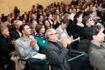 Das Audimax der Fachhochschule Joanneum war dichtest besetzt. 