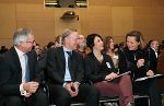 FH-Geschäftsführer Dr. Günther Riegler, Rektor Dr. Karl Peter Pfeiffer, Bgm-Stv.in Dr.in Martina Schröck und Landesrätin Dr.in Bettina Vollath