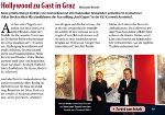 Hollywood zu Gast in Graz  © Steiermark Report 04/2013 - Seite 19
