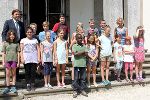 Die Schüler der Volksschule Peter Rosegger aus Graz waren heute Vormittag mit ihrer Klassenlehrerin Gabriele Reiterer zu Gast in der Grazer Burg.