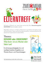 ELTERNTREFF: GESUND oder UNGESUND? Was kann ich als Mutter oder Vater tun? © Familien- & KinderInfo