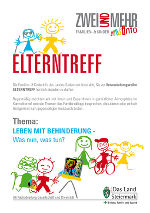 ELTERNTREFF: Leben mit Behinderung © Familien- & KinderInfo